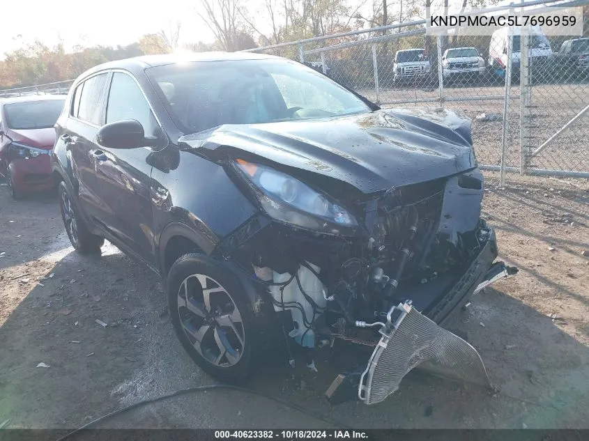 2020 Kia Sportage Lx VIN: KNDPMCAC5L7696959 Lot: 40623382