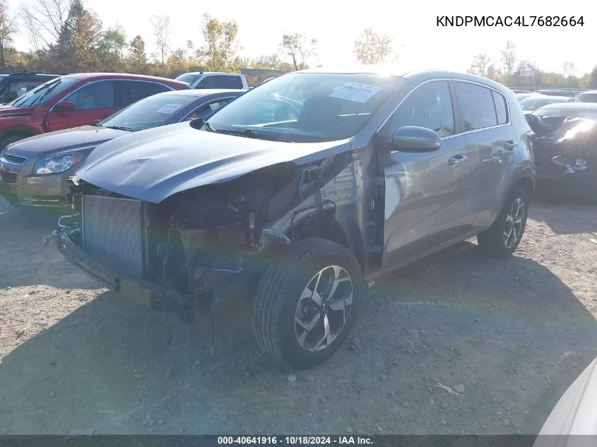 2020 Kia Sportage Lx VIN: KNDPMCAC4L7682664 Lot: 40641916