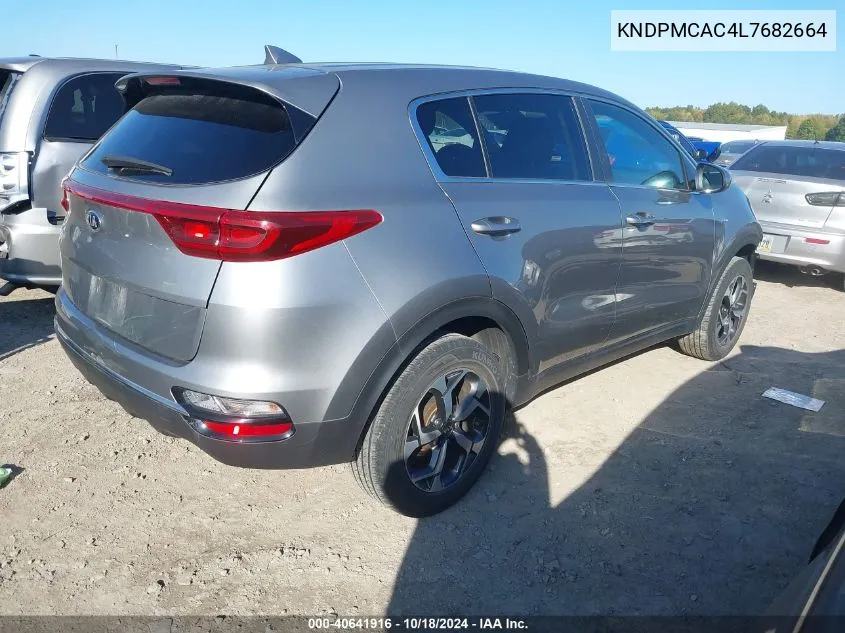 2020 Kia Sportage Lx VIN: KNDPMCAC4L7682664 Lot: 40641916