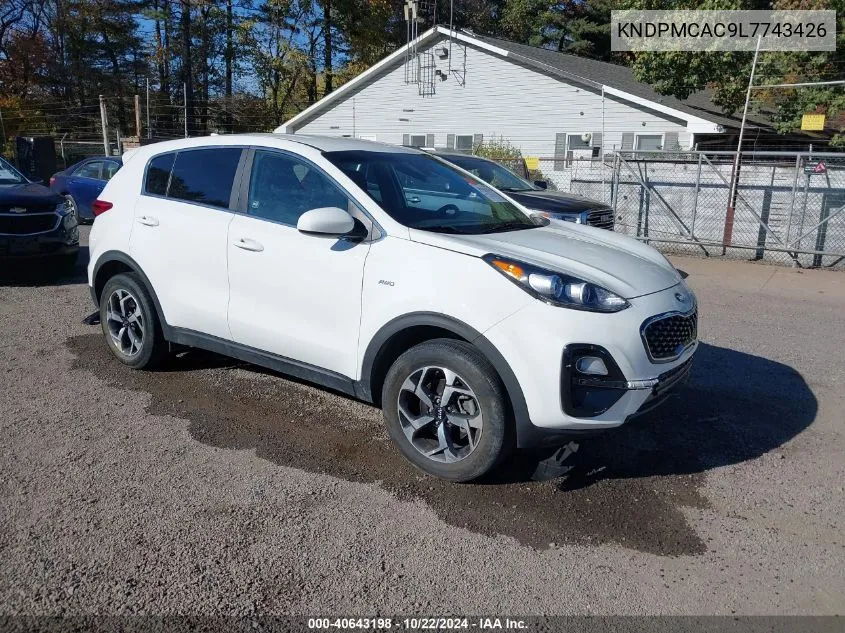 2020 Kia Sportage Lx VIN: KNDPMCAC9L7743426 Lot: 40643198