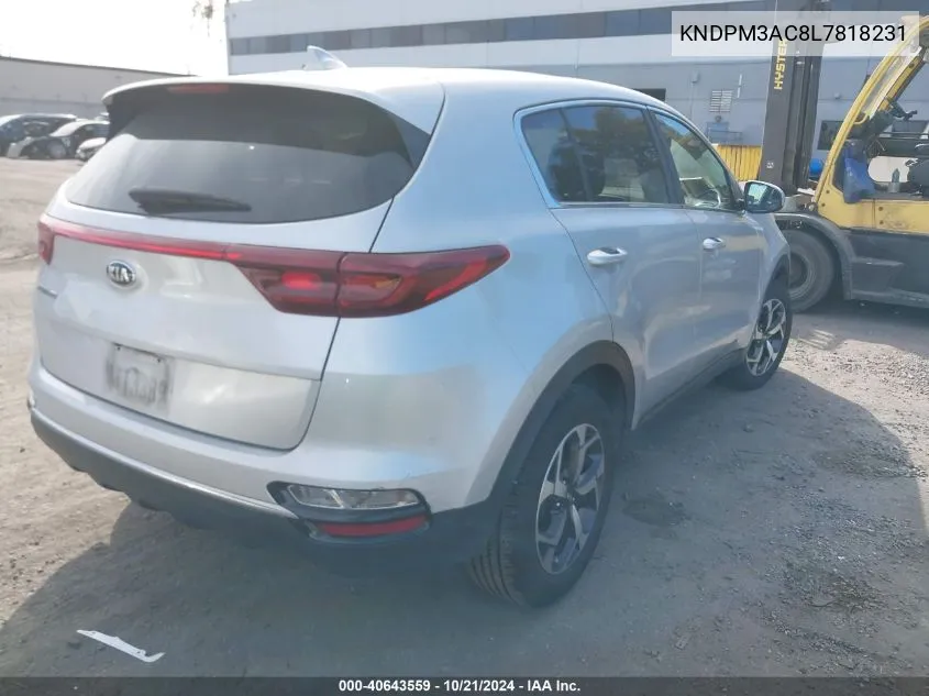 KNDPM3AC8L7818231 2020 Kia Sportage Lx