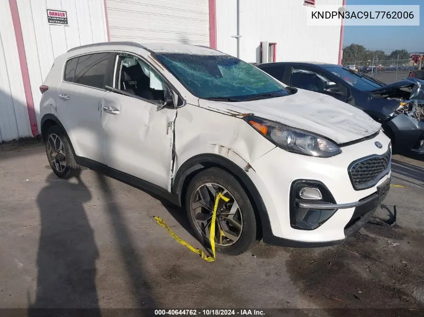 2020 Kia Sportage Ex VIN: KNDPN3AC9L7762006 Lot: 40644762