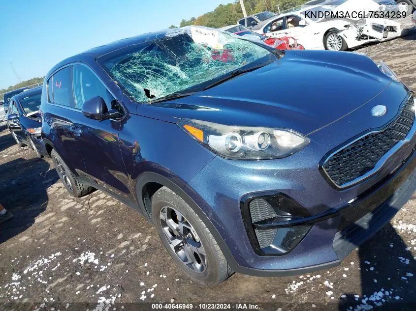 2020 Kia Sportage Lx VIN: KNDPM3AC6L7634289 Lot: 40646949