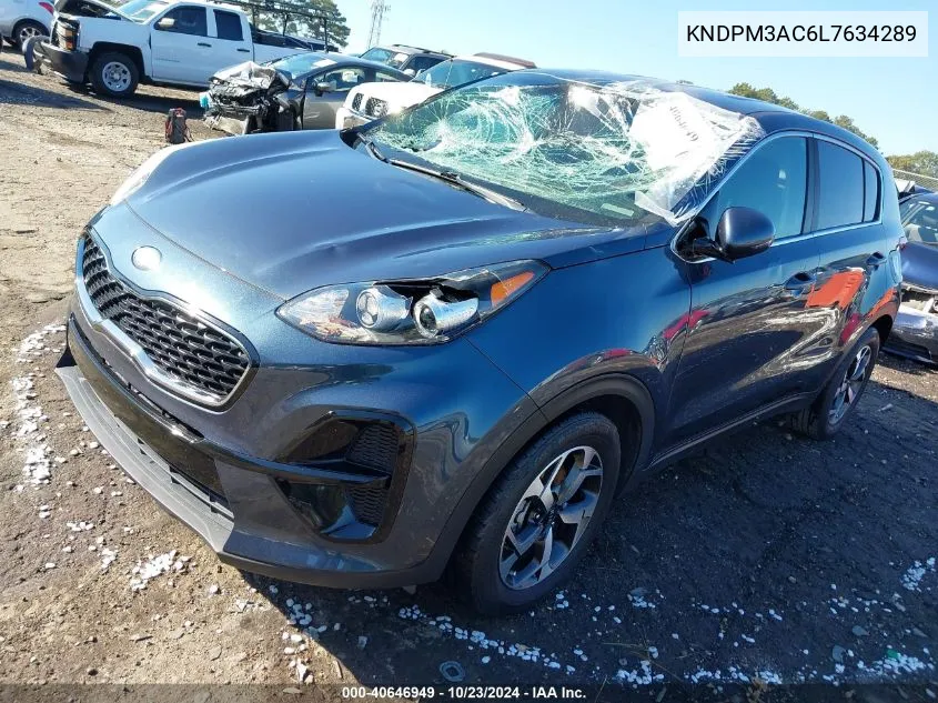 2020 Kia Sportage Lx VIN: KNDPM3AC6L7634289 Lot: 40646949