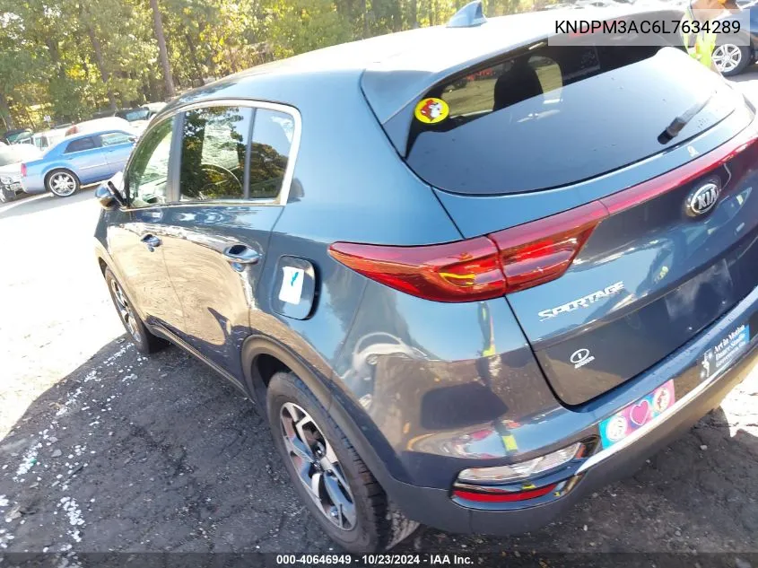 2020 Kia Sportage Lx VIN: KNDPM3AC6L7634289 Lot: 40646949