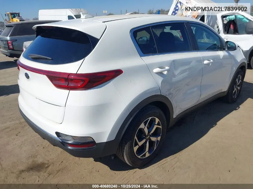 2020 Kia Sportage Lx VIN: KNDPM3AC2L7839902 Lot: 40680240