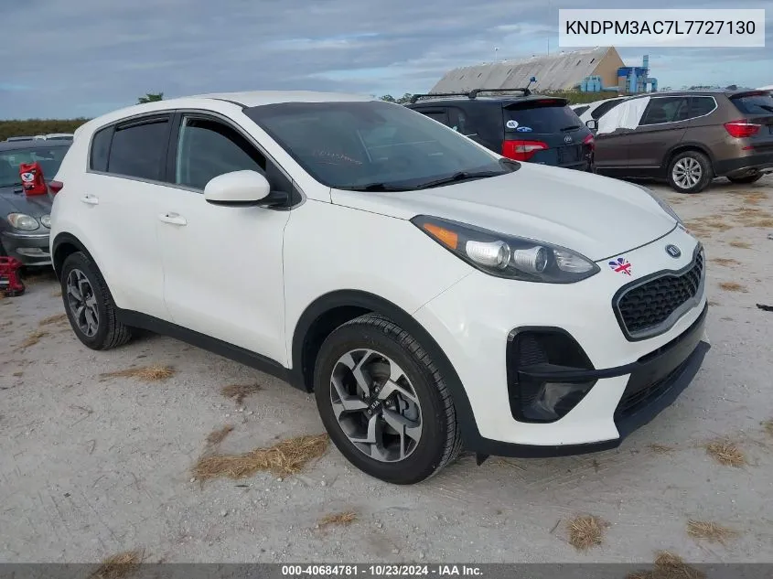 2020 Kia Sportage Lx VIN: KNDPM3AC7L7727130 Lot: 40684781