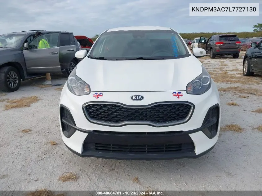 2020 Kia Sportage Lx VIN: KNDPM3AC7L7727130 Lot: 40684781