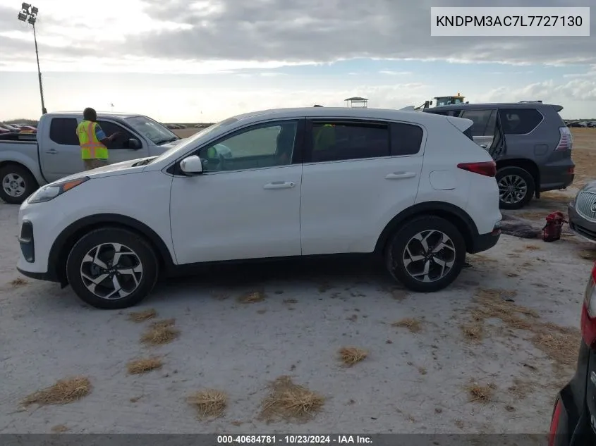 2020 Kia Sportage Lx VIN: KNDPM3AC7L7727130 Lot: 40684781