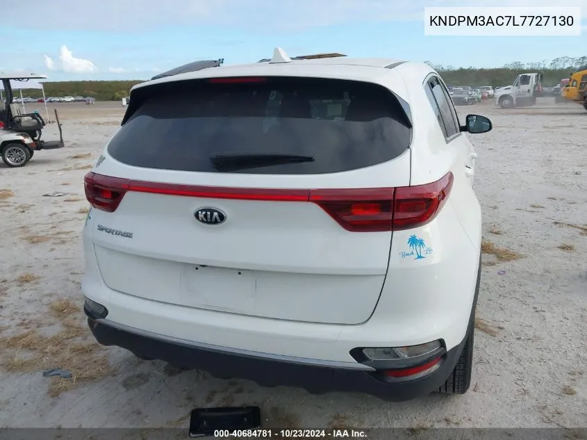 2020 Kia Sportage Lx VIN: KNDPM3AC7L7727130 Lot: 40684781