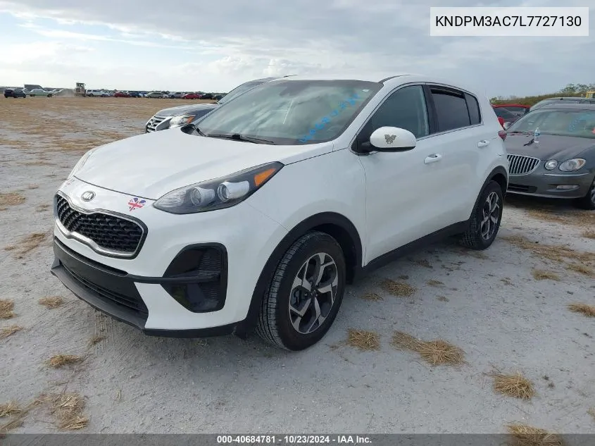 2020 Kia Sportage Lx VIN: KNDPM3AC7L7727130 Lot: 40684781