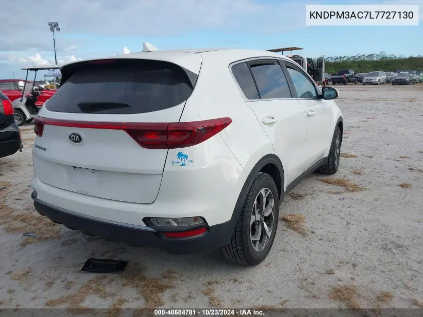 2020 Kia Sportage Lx VIN: KNDPM3AC7L7727130 Lot: 40684781