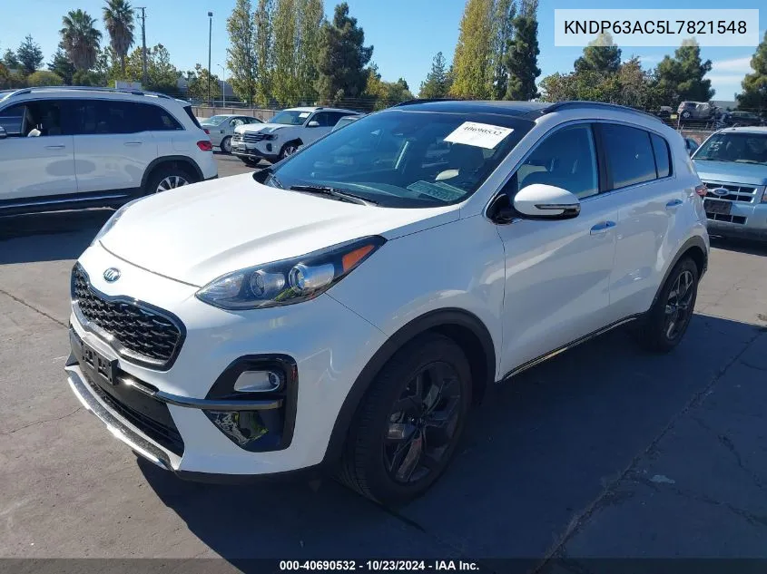 2020 Kia Sportage S VIN: KNDP63AC5L7821548 Lot: 40690532