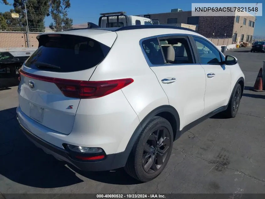 2020 Kia Sportage S VIN: KNDP63AC5L7821548 Lot: 40690532