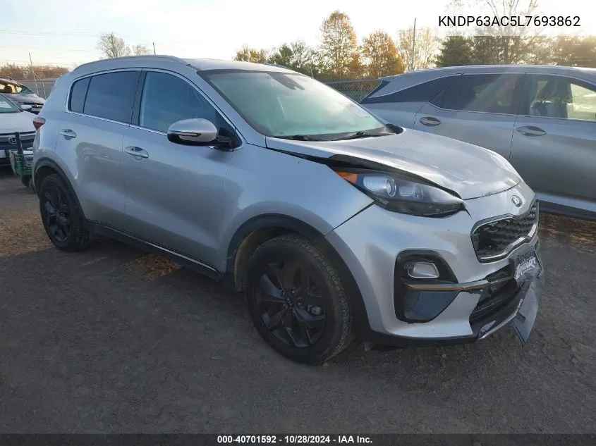 2020 Kia Sportage S VIN: KNDP63AC5L7693862 Lot: 40701592