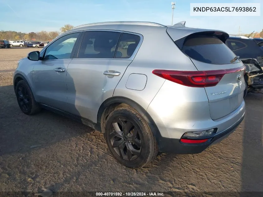 2020 Kia Sportage S VIN: KNDP63AC5L7693862 Lot: 40701592