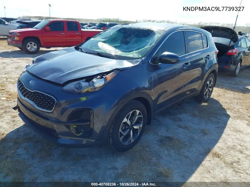 2020 Kia Sportage Lx VIN: KNDPM3AC9L7739327 Lot: 40708236