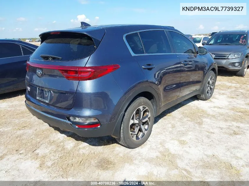 2020 Kia Sportage Lx VIN: KNDPM3AC9L7739327 Lot: 40708236