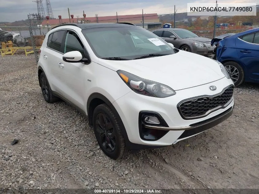 2020 Kia Sportage S VIN: KNDP6CAC4L7749080 Lot: 40709134