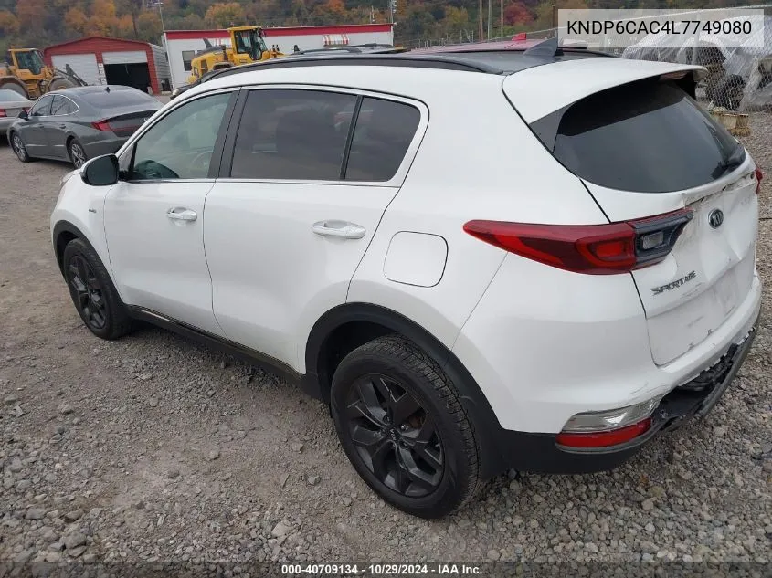 2020 Kia Sportage S VIN: KNDP6CAC4L7749080 Lot: 40709134