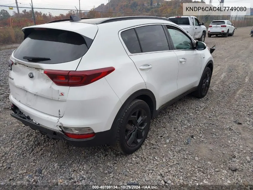 2020 Kia Sportage S VIN: KNDP6CAC4L7749080 Lot: 40709134