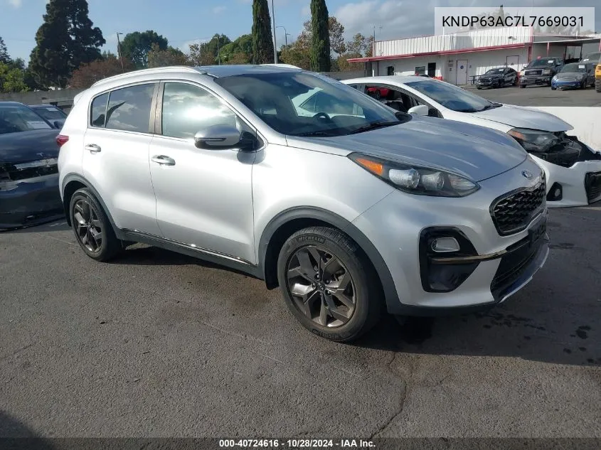 2020 Kia Sportage S VIN: KNDP63AC7L7669031 Lot: 40724616