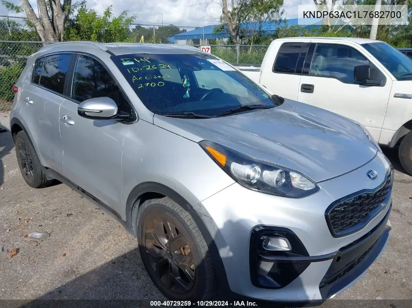 2020 Kia Sportage S VIN: KNDP63AC1L7682700 Lot: 40729259