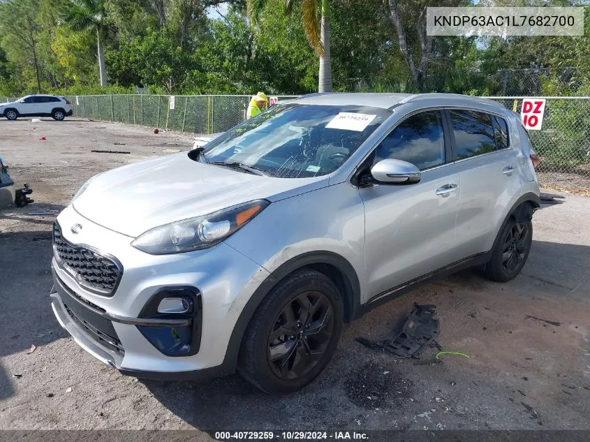 2020 Kia Sportage S VIN: KNDP63AC1L7682700 Lot: 40729259