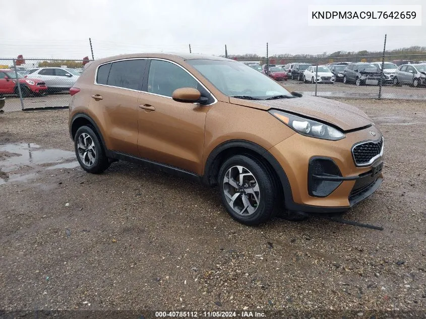 2020 Kia Sportage Lx VIN: KNDPM3AC9L7642659 Lot: 40785112