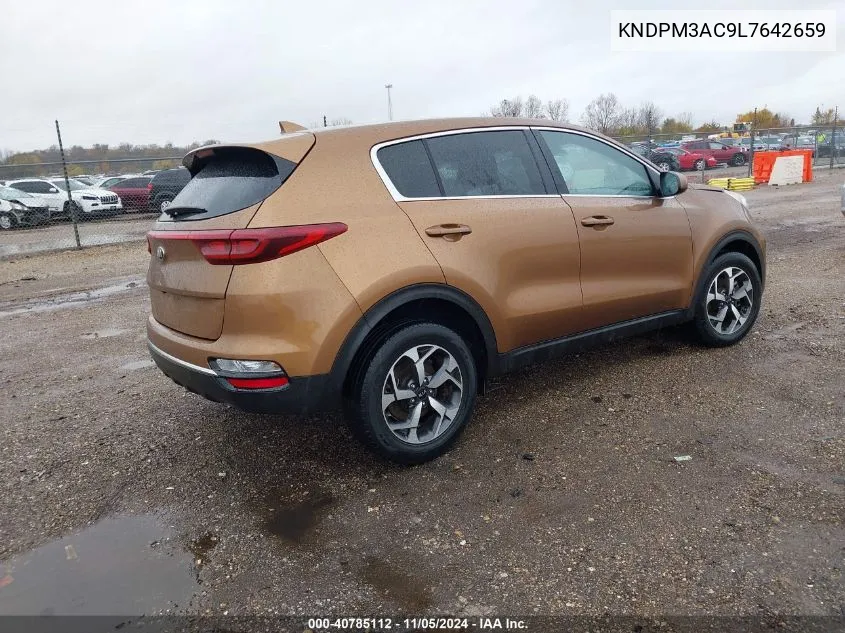 2020 Kia Sportage Lx VIN: KNDPM3AC9L7642659 Lot: 40785112