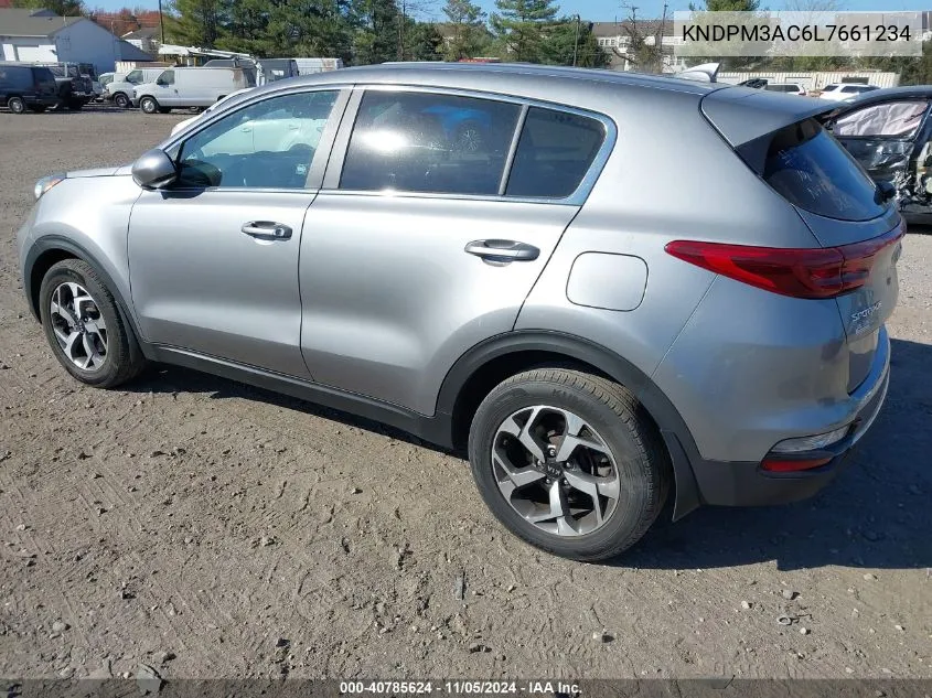 2020 Kia Sportage Lx VIN: KNDPM3AC6L7661234 Lot: 40785624