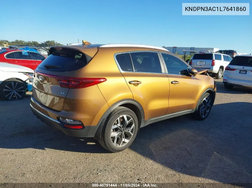 KNDPN3AC1L7641860 2020 Kia Sportage Ex