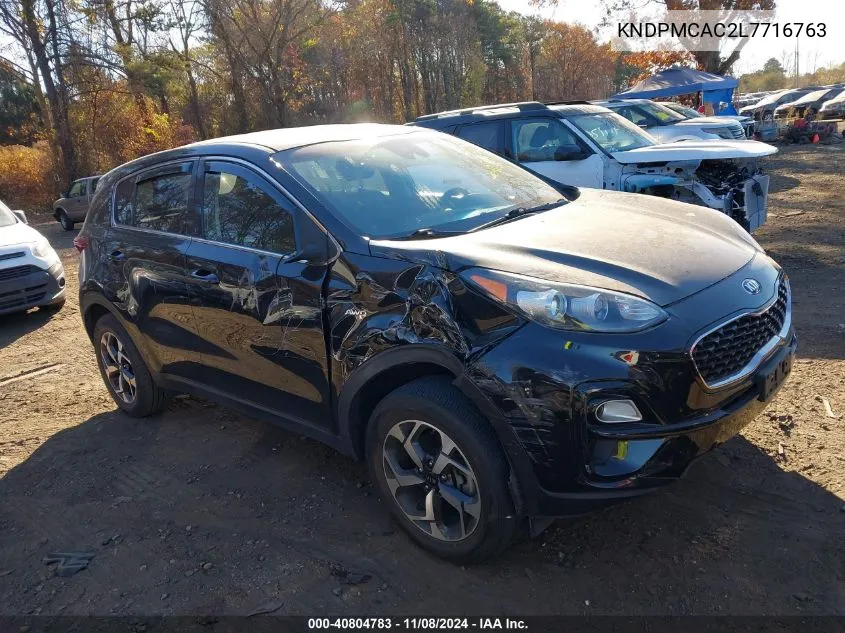 2020 Kia Sportage Lx VIN: KNDPMCAC2L7716763 Lot: 40804783