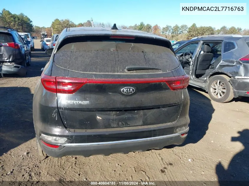 2020 Kia Sportage Lx VIN: KNDPMCAC2L7716763 Lot: 40804783