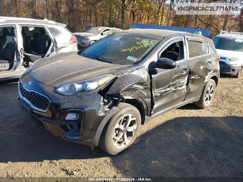 2020 Kia Sportage Lx VIN: KNDPMCAC2L7716763 Lot: 40804783