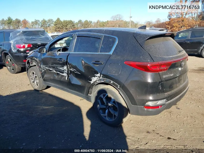 2020 Kia Sportage Lx VIN: KNDPMCAC2L7716763 Lot: 40804783