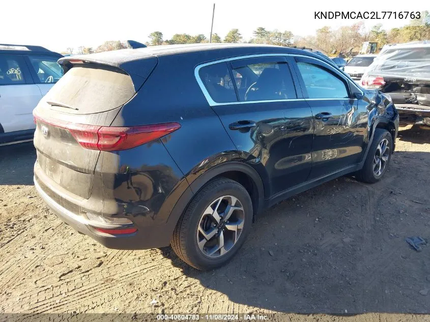 2020 Kia Sportage Lx VIN: KNDPMCAC2L7716763 Lot: 40804783