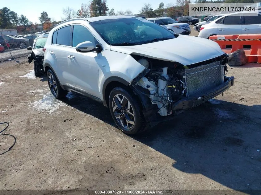 2020 Kia Sportage Ex VIN: KNDPNCAC1L7637484 Lot: 40807520