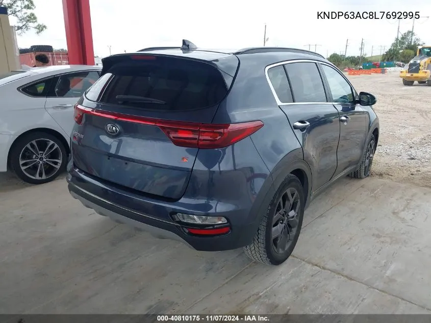 2020 Kia Sportage S VIN: KNDP63AC8L7692995 Lot: 40810175