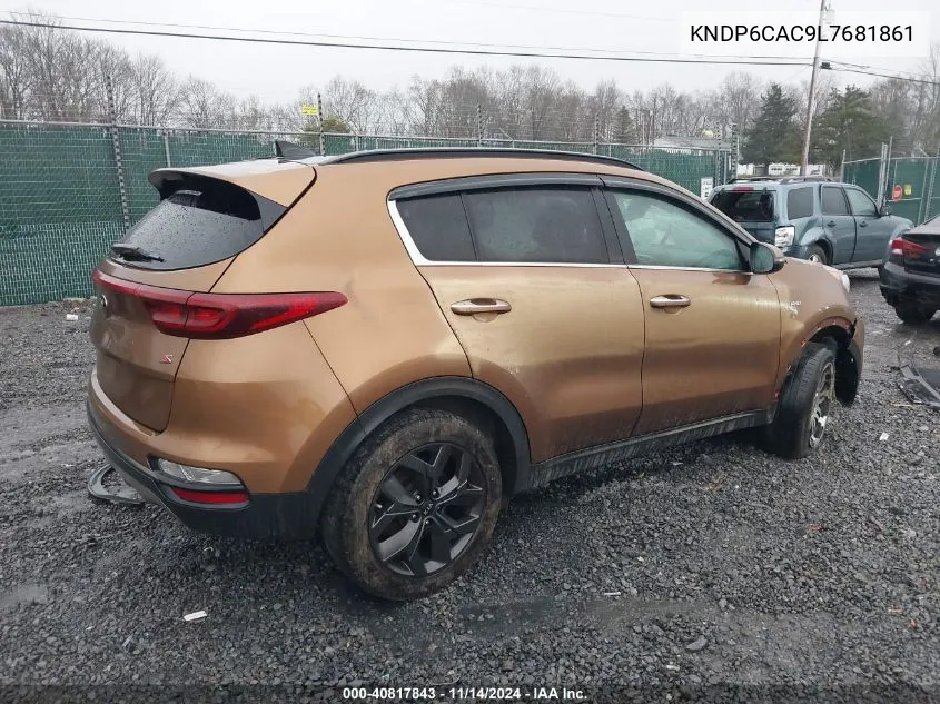 2020 Kia Sportage S VIN: KNDP6CAC9L7681861 Lot: 40817843