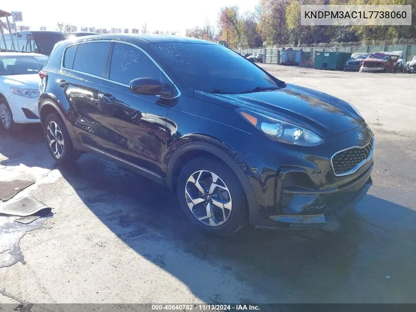 2020 Kia Sportage Lx VIN: KNDPM3AC1L7738060 Lot: 40840782