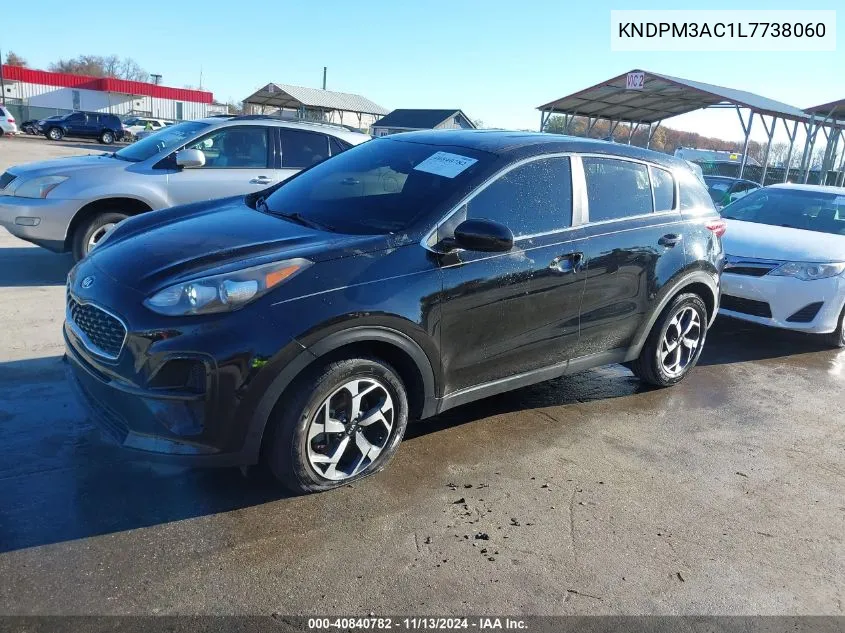 2020 Kia Sportage Lx VIN: KNDPM3AC1L7738060 Lot: 40840782