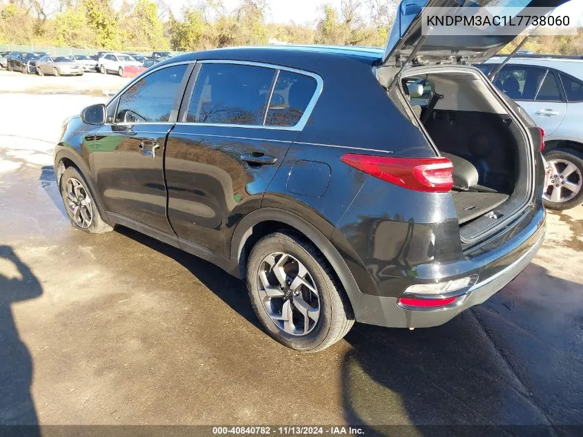 2020 Kia Sportage Lx VIN: KNDPM3AC1L7738060 Lot: 40840782