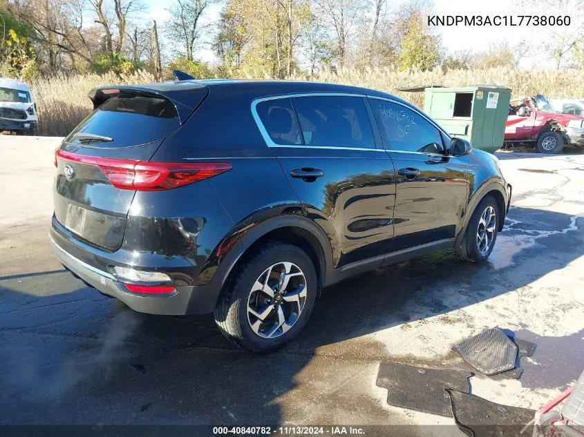 2020 Kia Sportage Lx VIN: KNDPM3AC1L7738060 Lot: 40840782