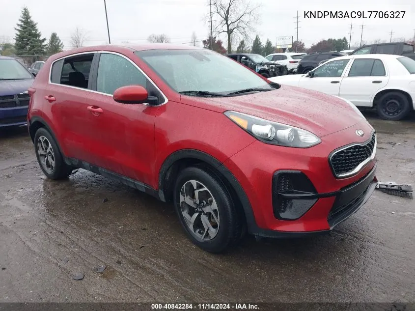 2020 Kia Sportage Lx VIN: KNDPM3AC9L7706327 Lot: 40842284