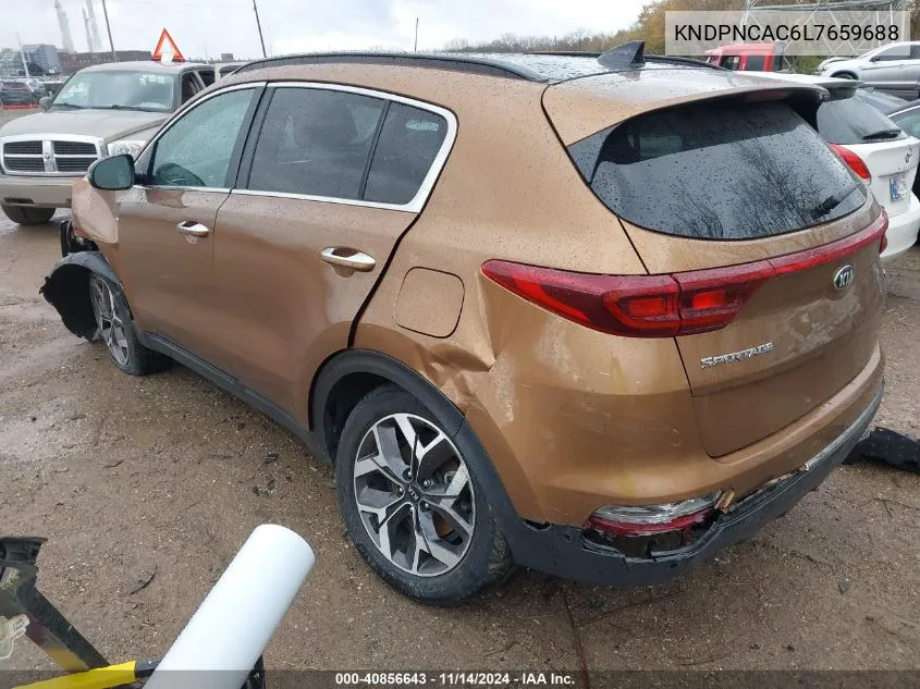 2020 Kia Sportage Ex VIN: KNDPNCAC6L7659688 Lot: 40856643