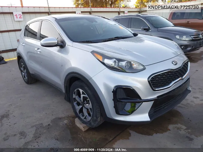 2020 Kia Sportage Lx VIN: KNDPM3ACXL7725730 Lot: 40891909