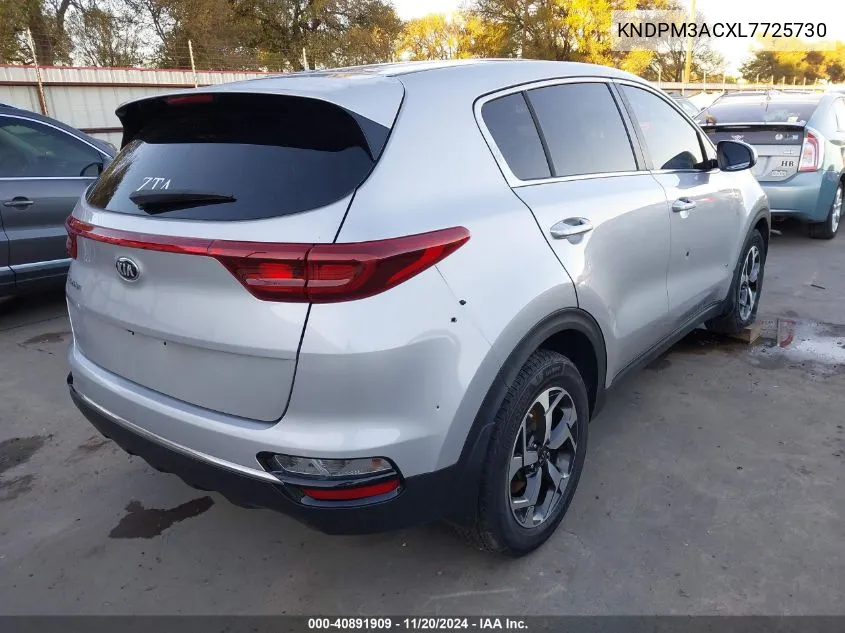 2020 Kia Sportage Lx VIN: KNDPM3ACXL7725730 Lot: 40891909