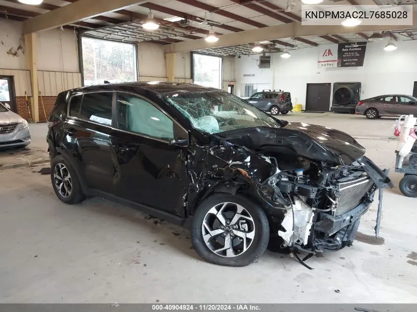 2020 Kia Sportage Lx VIN: KNDPM3AC2L7685028 Lot: 40904924