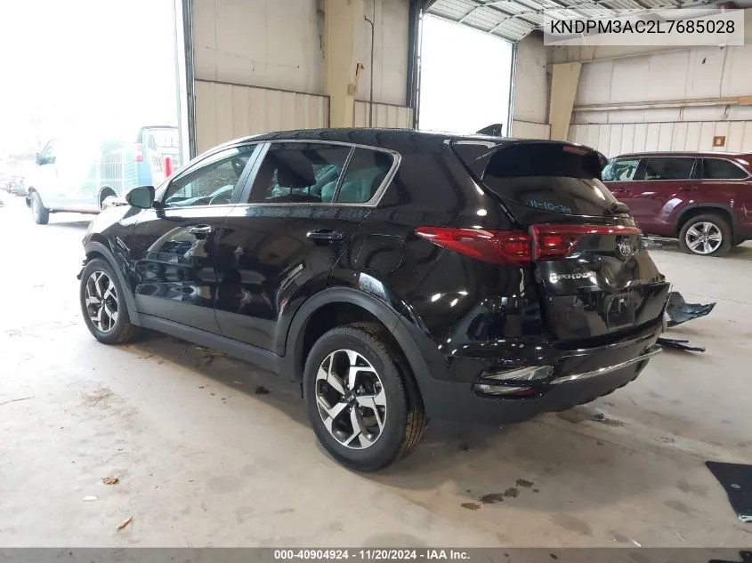 2020 Kia Sportage Lx VIN: KNDPM3AC2L7685028 Lot: 40904924